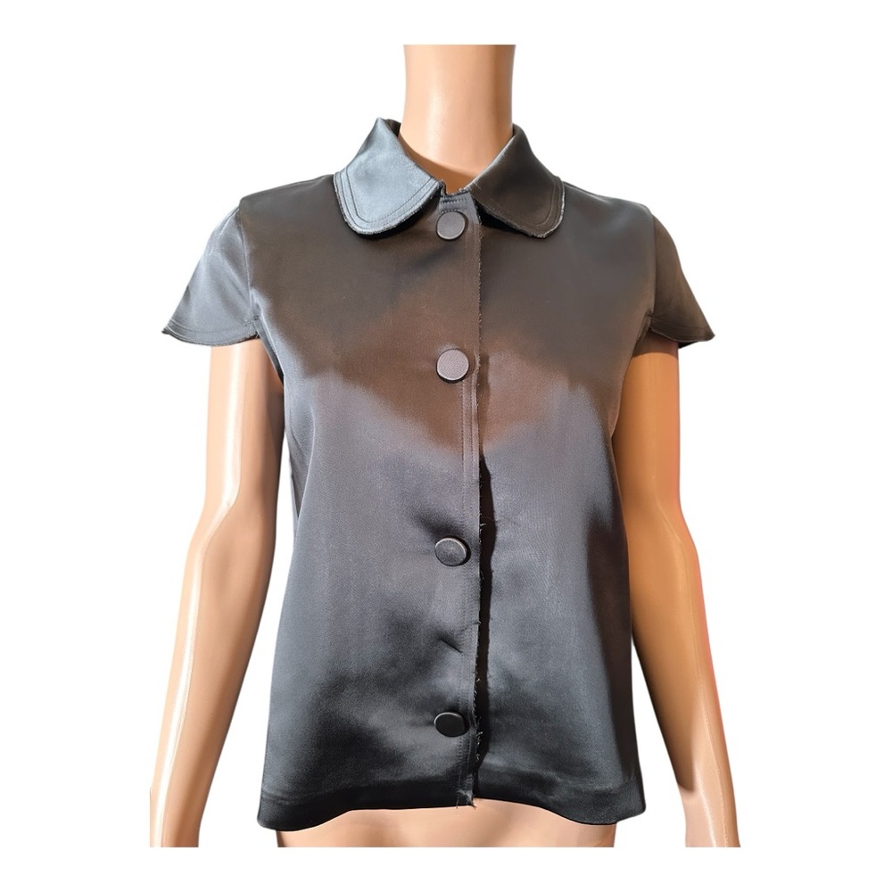 Jason Wu Black Button-Down Shirt